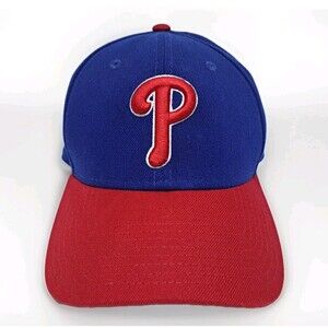 Philadelphia Phillies New Era 9Forty Strapback Hat Cap Red Blue Retro Baseball